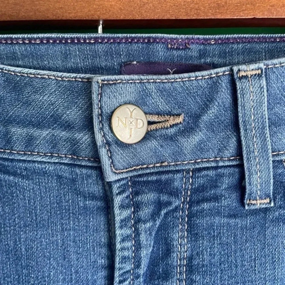 NYDJ Marilyn Straight Jeans Size 8P 8 Petite GUC! - Picture 2 of 7